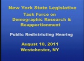 Westchester Hearing - August 10, 2011 Westchester Hearing - August 10, 2011