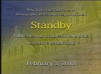 Manhattan Hearing - February 2, 2012 Manhattan Hearing - February 2, 2012